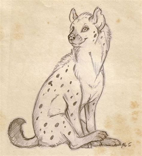 Happy Hyena By Cayleth On Deviantart Animal Drawings Furry Art