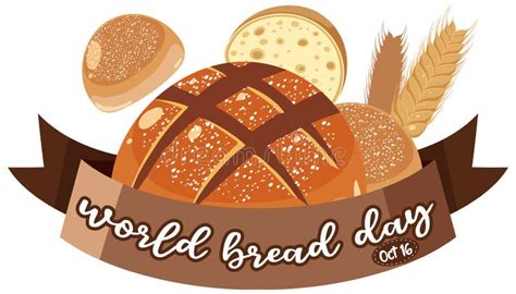 World Bread Day Banner Design Stock Vector Illustration Of Celebration Eps10 250375600