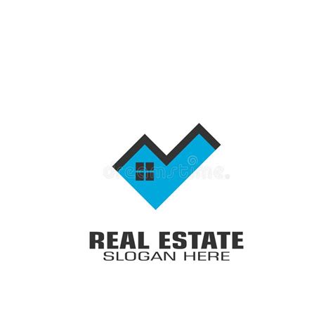 Real Estate Logo House Logo Vector Graphic Flat Design Conceptual