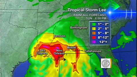 The Path Of Tropical Storm Lee Youtube