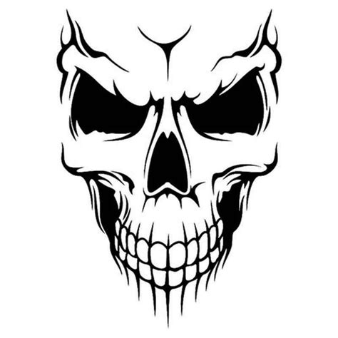 Skull Tattoo Stencil Designs Viraltattoo