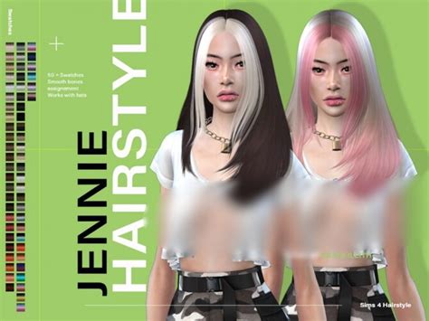 Jennie Hair By Leah Lillith At Tsr Sims 4 Updates