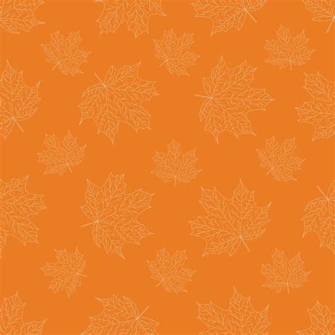 Seamless Pattern With Autumn Leaves 7277678 Vector Art At Vecteezy