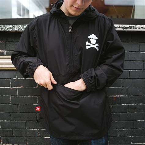 Johnny cupcakes | sprinkle windbreakers + hats. Johnny Cupcakes | Bones Crew Windbreaker Jacket (Black ...