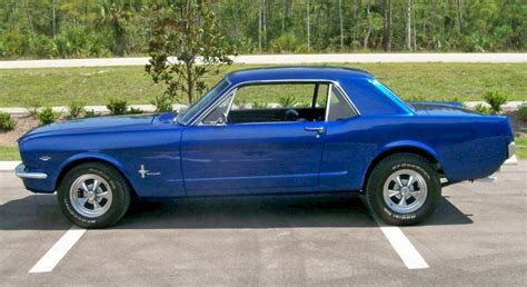 Acapulco Blue 1966 Ford Mustang Hardtop Photo Detail
