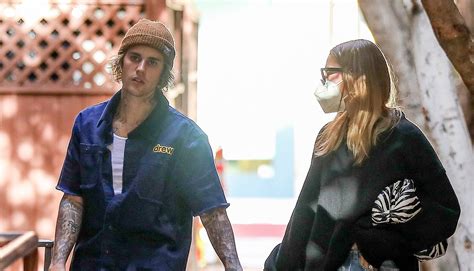 justin bieber and wife hailey hold hands while running errands together hailey baldwin hailey