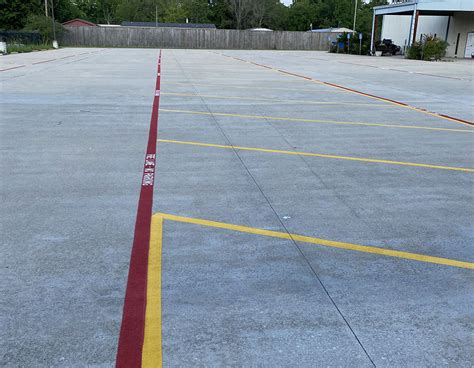 New Concrete Parking Lot Layout In Houston Tx G Force™