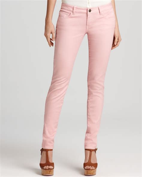 Aqua Denim Basic Skinny In Sweet Light Pink Light Pink Jeans Pink Skinny Jeans Light Pink
