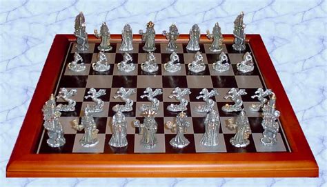 Pewter Chess Sets By Pewter Manor