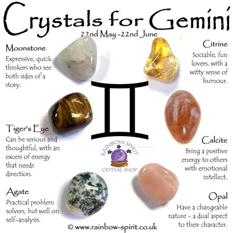 Gemini Birthstones Crystal Set Etsy Uk