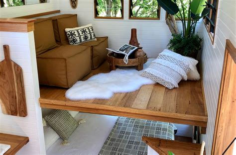 Stunning Boho Style Tiny House Comes With Open Air Bar