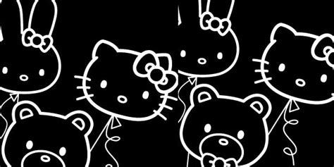 Black Hello Kitty Wallpaper Wallpapersafari