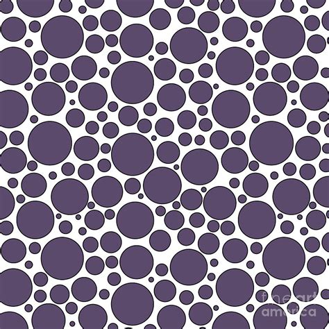 Purple And White Bubbles Digital Art By Jackie Farnsworth Fine Art