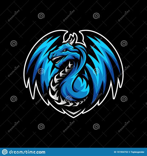 Drakeesports Logo Design Vector Dragon Mascot Gaming Logo Concepts