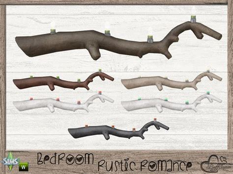 Rustic romance stuff for sims 4. Part of the *Bedroom Rustic Romance* Found in TSR Category ...