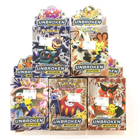 Pokemon Trading Card Game Sun And Moon Unbroken Bonds Booster Box Pack Card Shopee Malaysia