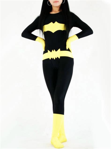 Batman Costume Batgirl Spandex Zentai Catsuit Axz28 3699