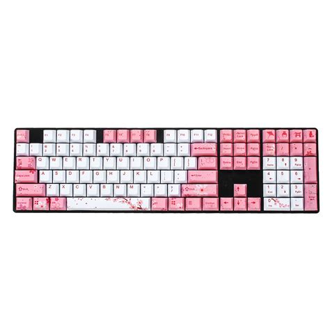 Check out our cherry blossom keycap selection for the very best in unique or custom, handmade pieces from our keyboards & mice shops. Keyboards - 108 Key Cherry Blossom Five Sided PBT Hot ...