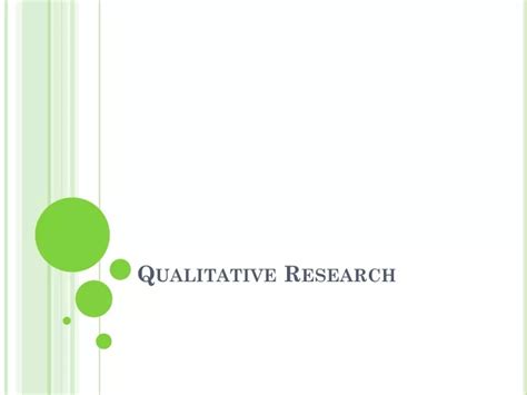 Ppt Qualitative Research Powerpoint Presentation Free Download Id