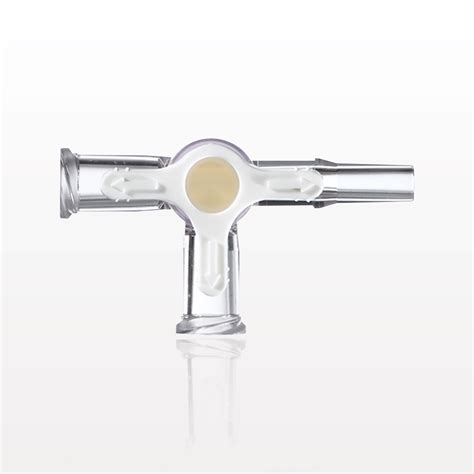 4 way stopcock 2 female luer locks male luer slip 11085 qosina