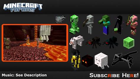 Minecraft Mobs Hostile Mobs Hub Youtube