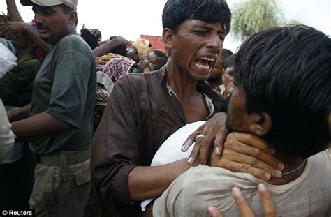 Desperate Refugees Fight Over Food As Pakistan Publicly Thanks Nuclear