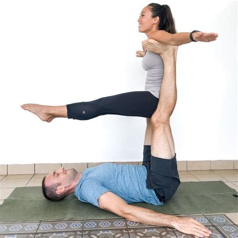 And Control While Flowing Into The Couples Yoga Poses Yoga Poses For Two Acro Yoga Poses