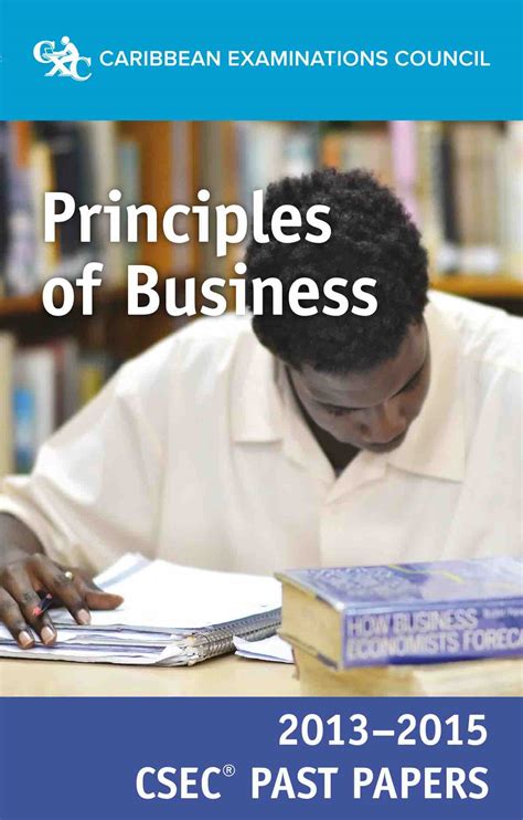Principles Of Business Csec Past Papers 2013 2015 Scholarly Books
