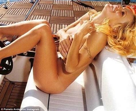 Pamela Anderson Nude As She Celebrates Successful Treatment Of Hep C