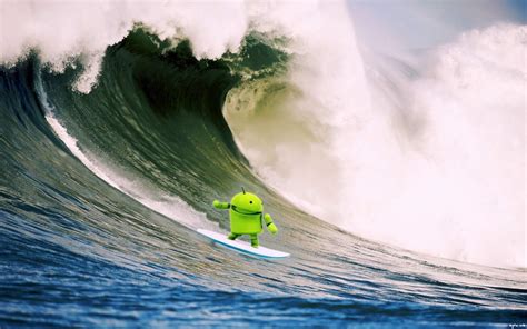 Windows 11 wallpaper for android. Cult of Android - Daily Wallpaper: Android Surfin', For ...