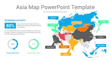 Asia Map Powerpoint Template Ciloart