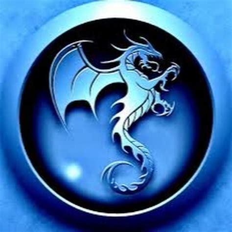 Cool Blue Dragon Logo Logodix