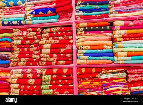 Very Popular Colorful Indian Nepali Sari Fabric For Sale In The Market
