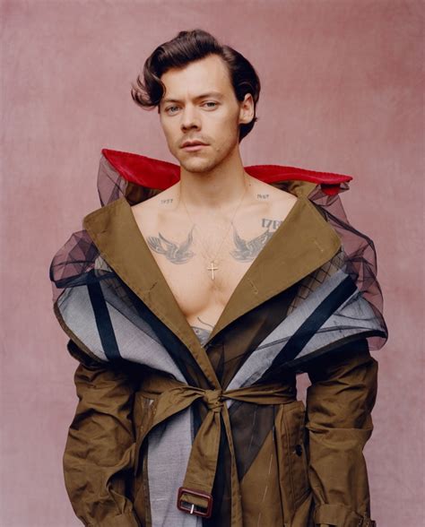 Harry styles took to instagram to post a response to candace owens, who criticized his vogue styles, 26, covered vogue in a gucci dress and remains unapologetic about his fashion choices. Harry Styles 2020 Vogue Cover Photoshoot | The Fashionisto