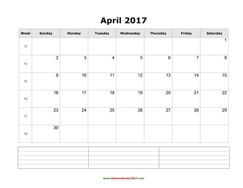 7 Best Images Of Blank Printable Calendar 2017 March 2016 Calendar