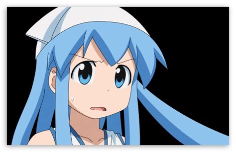 Anime Angry Girl With Blue Hair 4k Hd Desktop Wallpaper