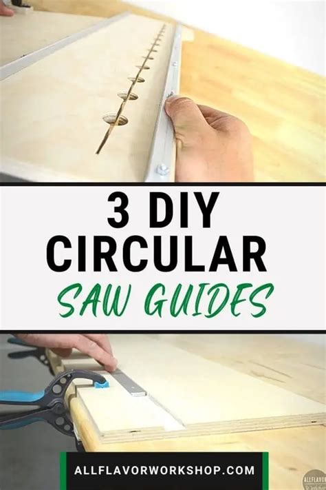 4 Simple Diy Circular Saw Guides Best For Beginners Allflavor Workshop