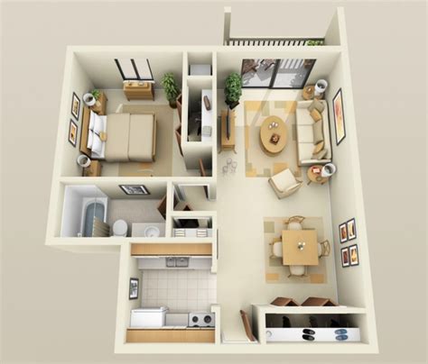 1 Bhk Home Design