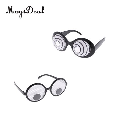 Magideal Googly Eyes Funny Joke Glasses Fancy Dress Party Novelty Moving Halloween Costume Party