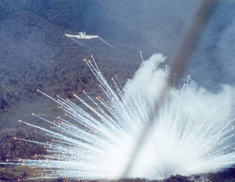 Us Air Force Aircraft Drops A White Phosphorus Bomb On A Viet Cong