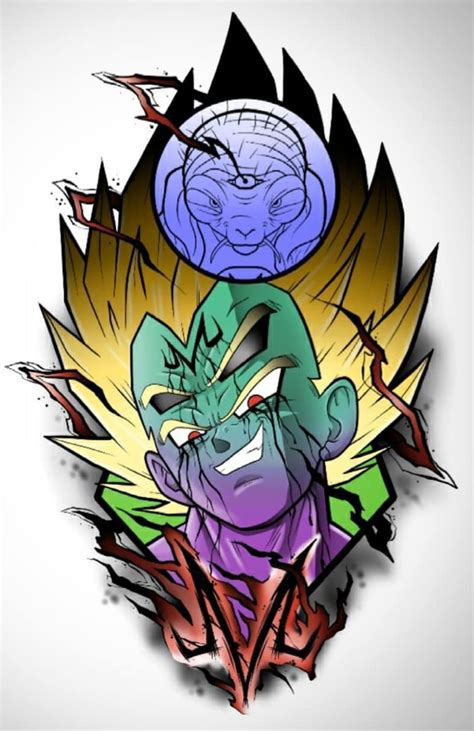 Character subpage for majin buu, a villain from dragon ball z. Majin Vegeta, Dragon Ball Z | Tatuagens de anime, Desenhos ...