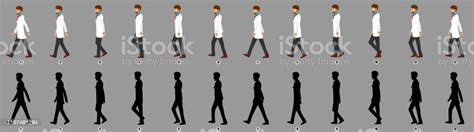Arab Businessman Character Model Sheet With Walk Cycle Animation