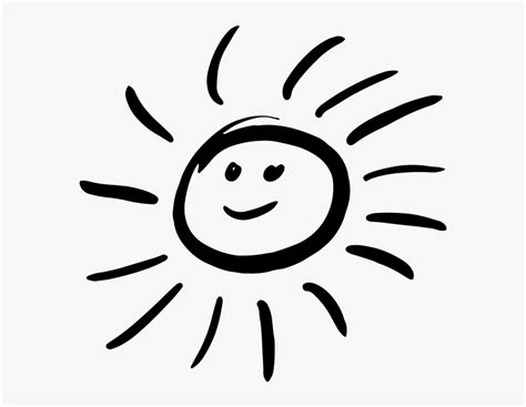 Smiling Sun Black And White Png Smiling Sun Clipart Black And White