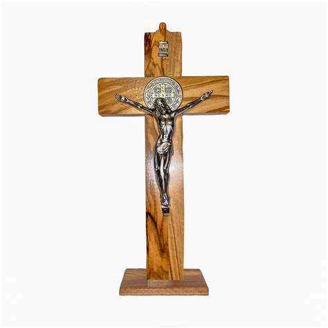 Crucifix Of Saint Benedict For Wall Table Germoglio Di Simeoni Elena
