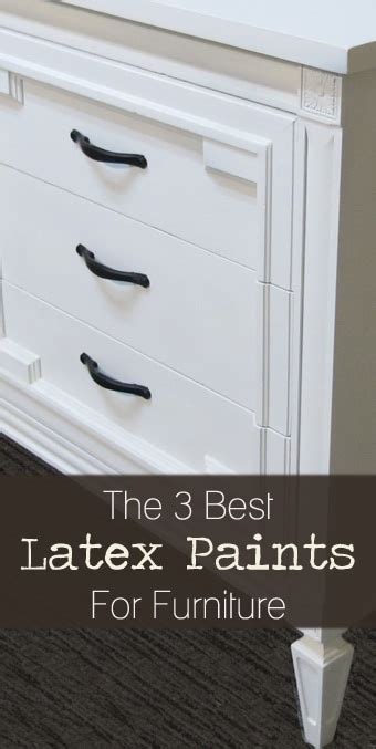 The last thing you want to do is spend hours or even days refinishing a piece of furniture only to see the paint your basic latex paint that can be found at any hardware store can be used for painting furniture with wood surfaces. The 3 Best Latex Paints For Furniture & Wood