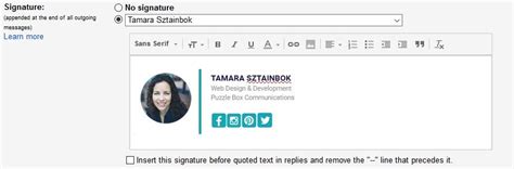 Create A Beautiful Custom Email Signature With Gmail