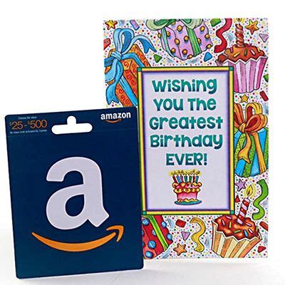 amazon  gift card  birthday greeting card birthday greeting
