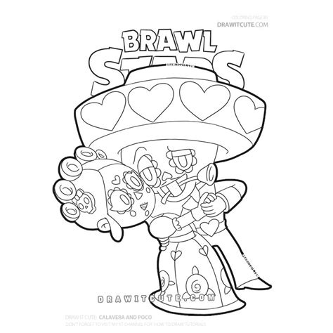 Brawl stars is a mobile game developed by supercell in 2018. Brawl Stars Coloring Pages Poco - Coloring and Drawing