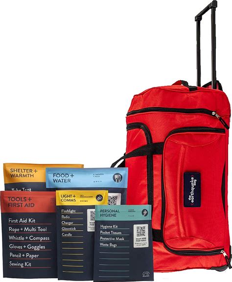 Complete Earthquake Bag Emergency Kit For Earthquakes Hurricanes