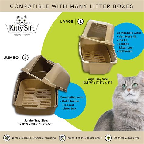 Kitty Sift Disposable Sifting Litter Box Makes Cleaning The Litter Box A Snap
